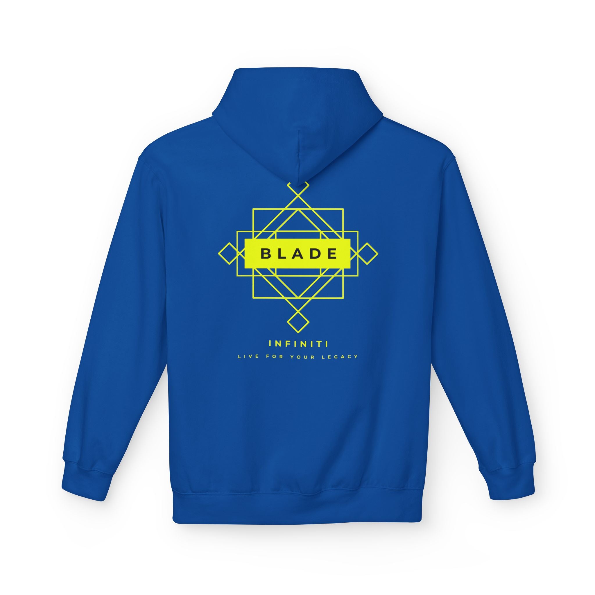 Geometric Infiniti Neon Green Hoodie