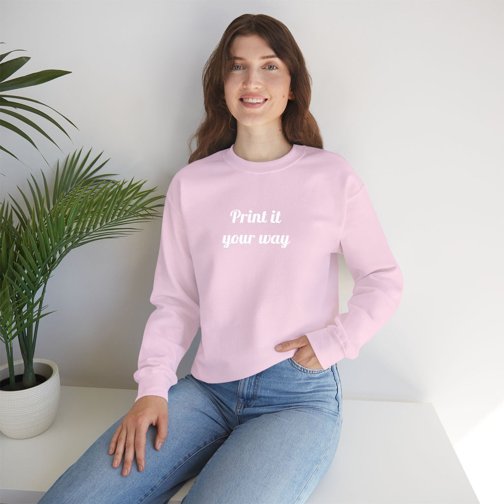 Embroidery Personalization - Unisex Crewneck Sweater (Make It Yours)