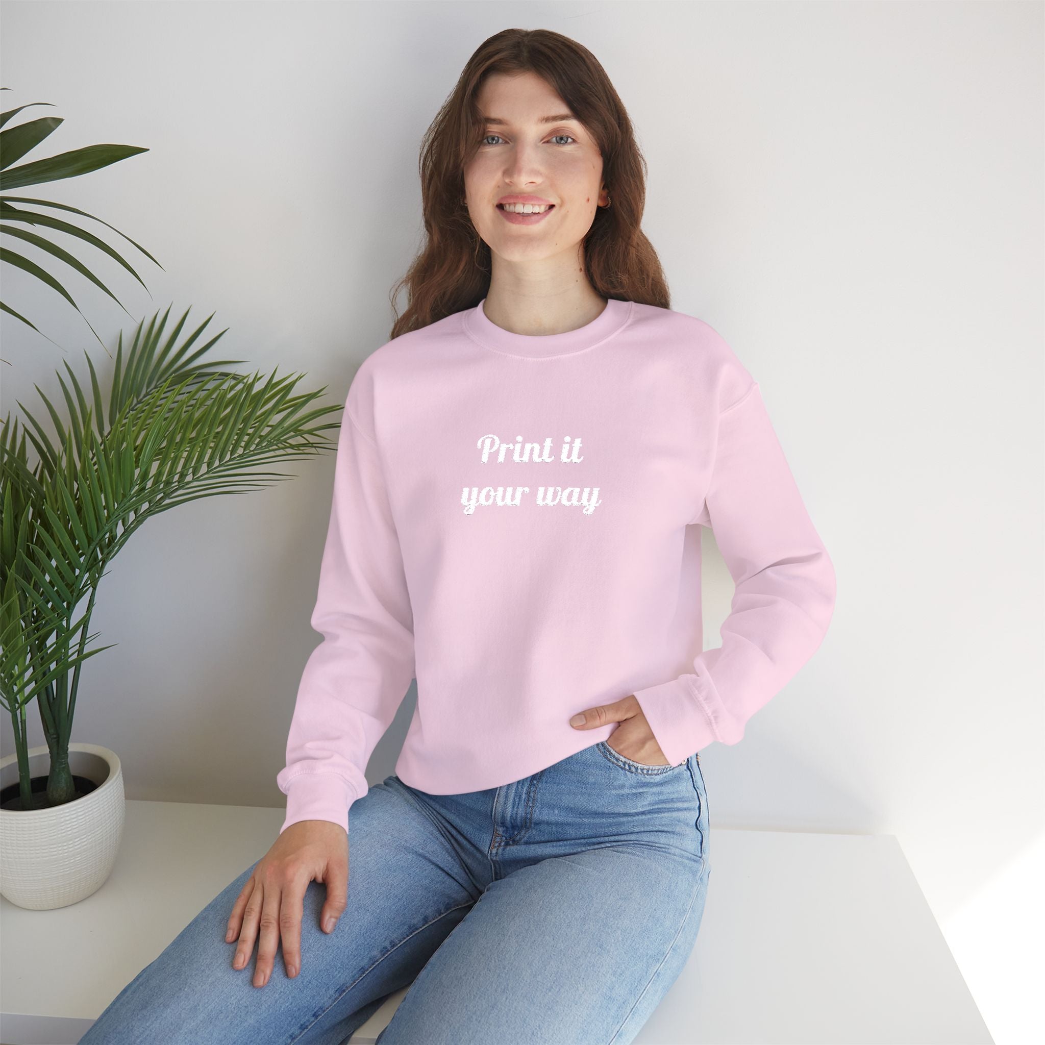 Embroidery Personalization - Unisex Crewneck Sweater (Make It Yours)