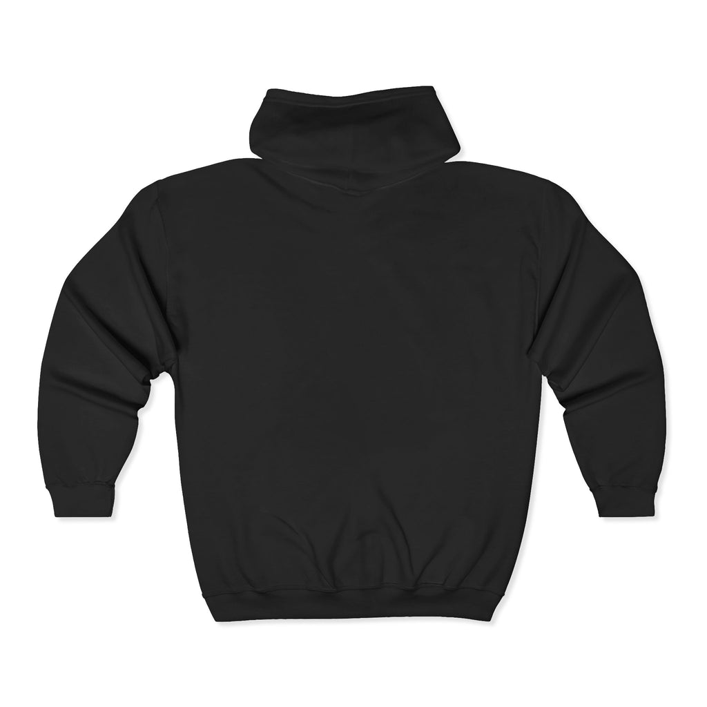 Geometric Odyssey Pink/Green Zip Hoodie