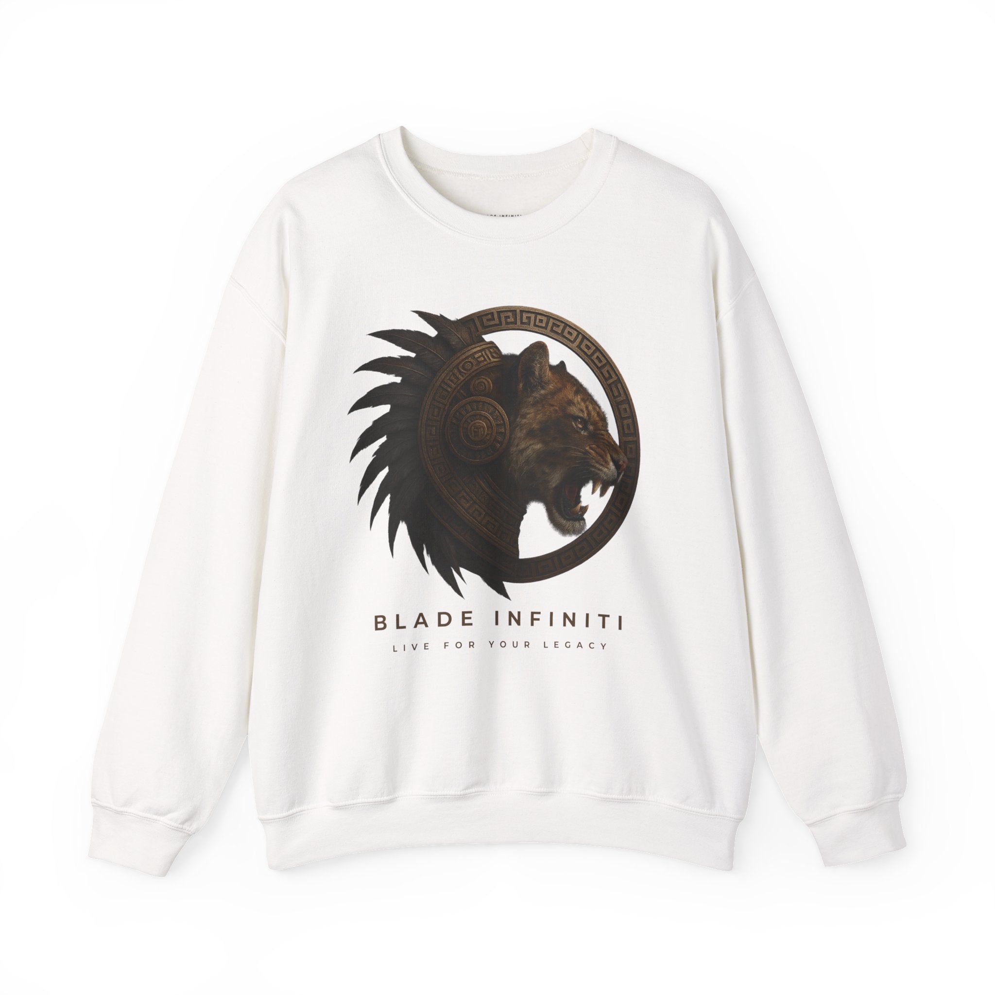 Aztec Tiger Unisex Crewneck Sweater