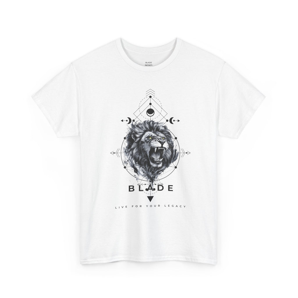 Geometric King Black TX Lion T-Shirt