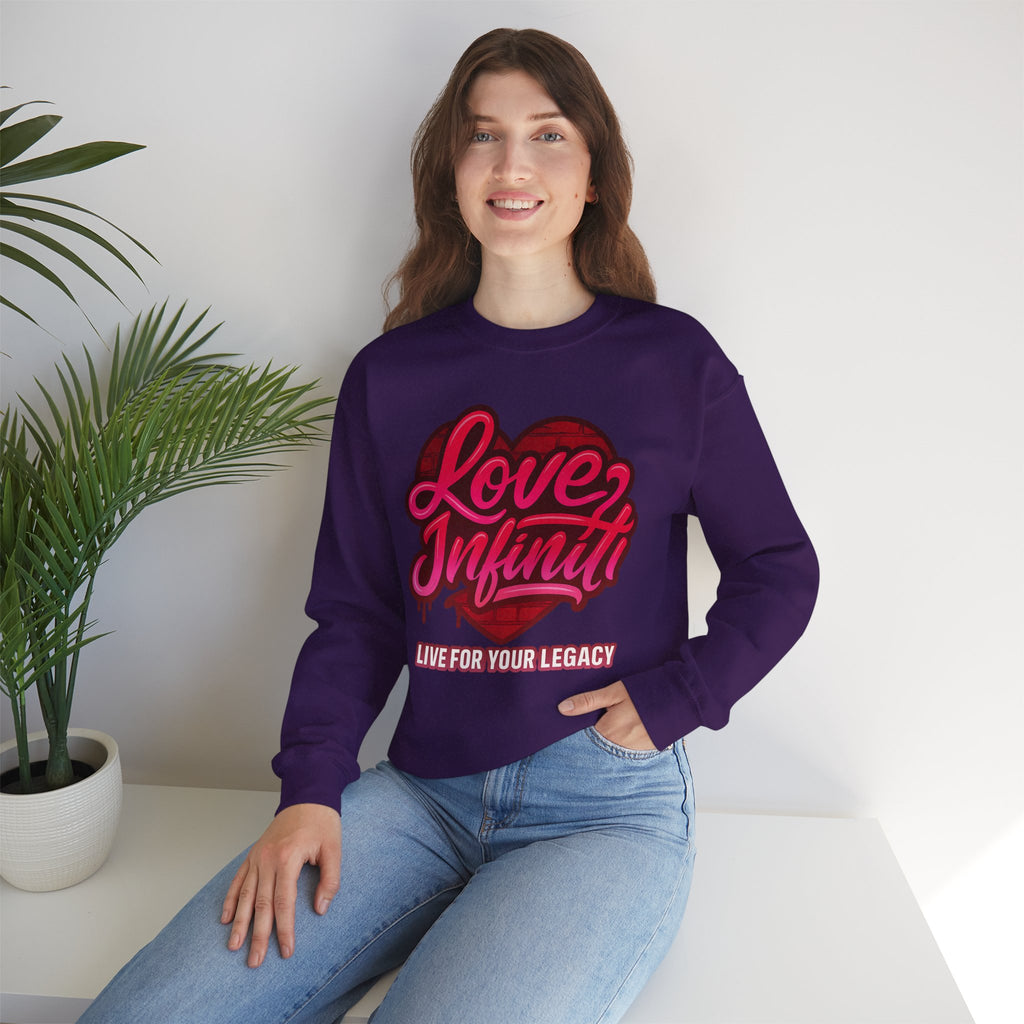 Love, Infiniti Street Vibes Unisex Crewneck Sweater