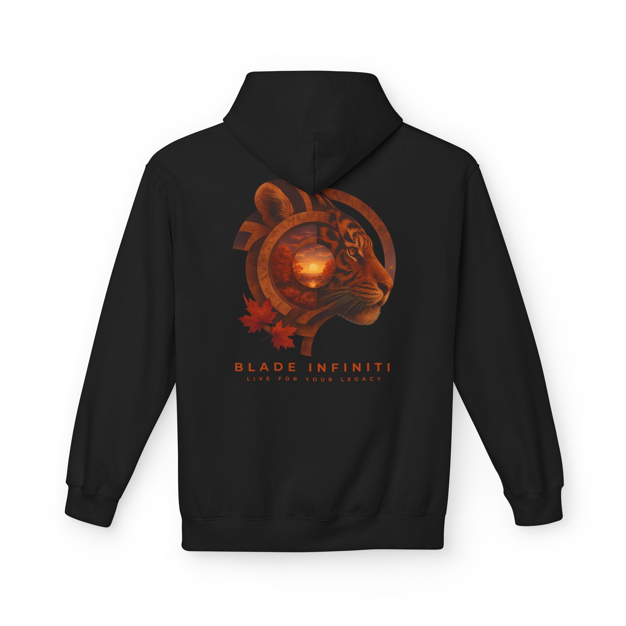 Safari Bloom Tiger Fall Hoodie V2