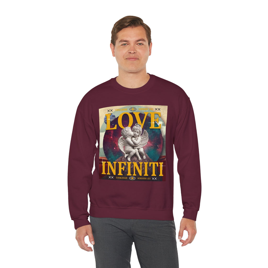Celestial Love, Infiniti Unisex Crewneck Sweater