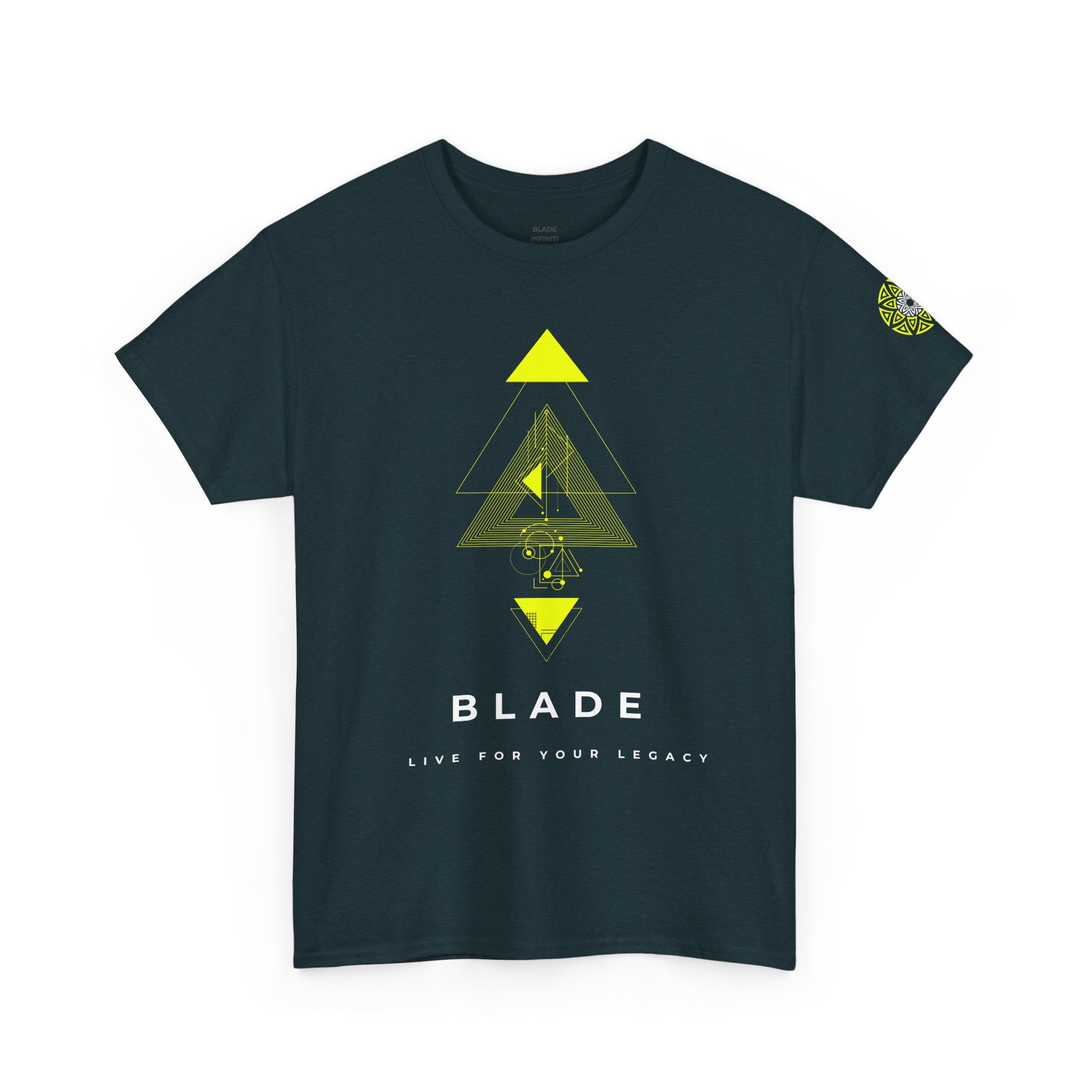 Geometric Odyssey Version 3 Neon Green T-Shirt