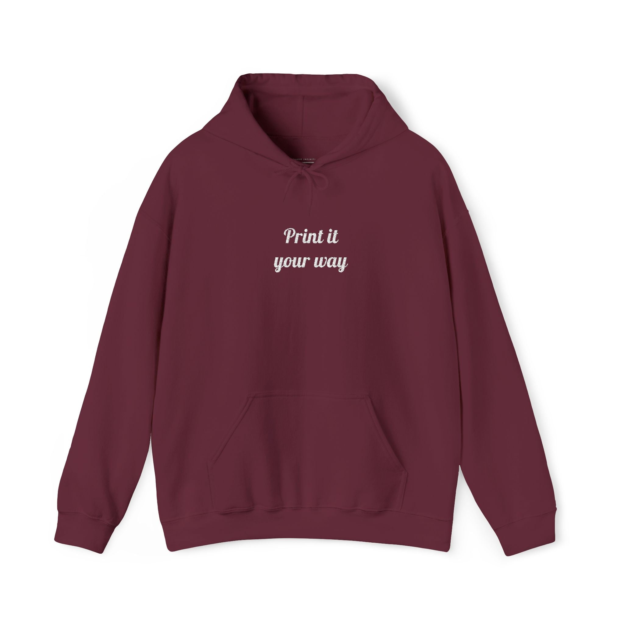 Embroidery Personalization - Unisex Hoodie (Make It Yours)
