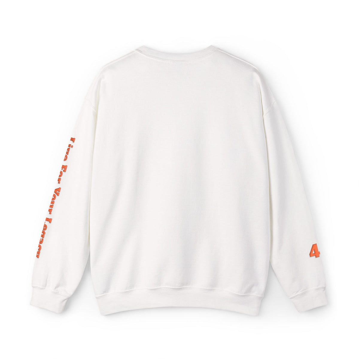 Blade Legacy Puff Stencil Orange Crewneck Sweater