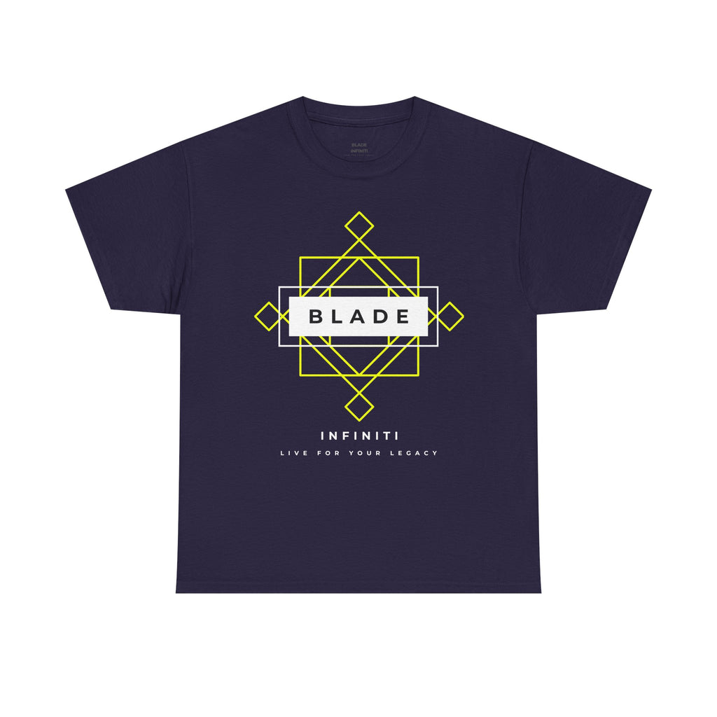 Geometric Infiniti Neon Green/White Ombre T-Shirt
