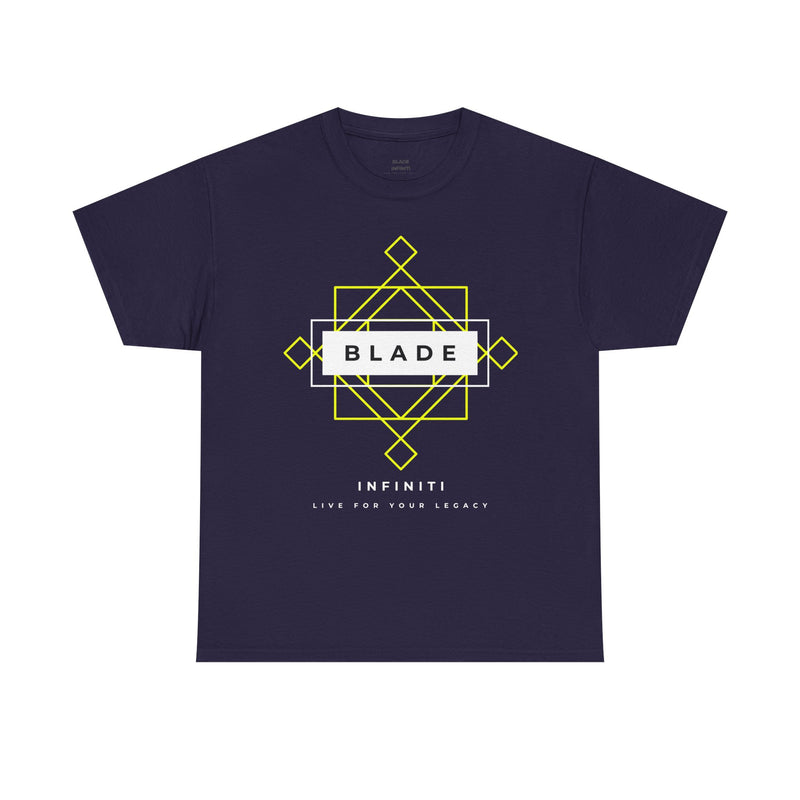 Geometric Infiniti Neon Green/White Ombre T-Shirt