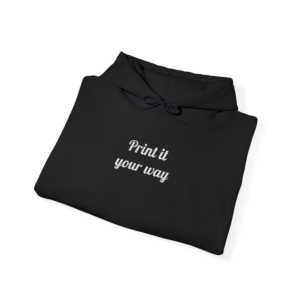 Custom Embroidered Unisex Hoodie – Ethically Sourced Cotton Blend