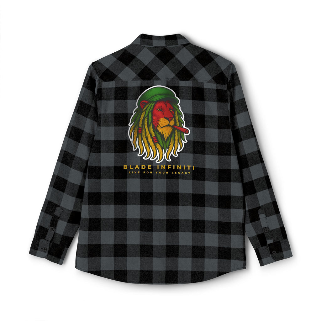 Rasta Lion Version 3 Flannel Shirt
