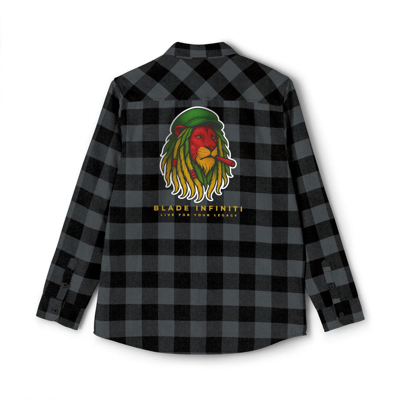 Rasta Lion Version 3 Flannel Shirt