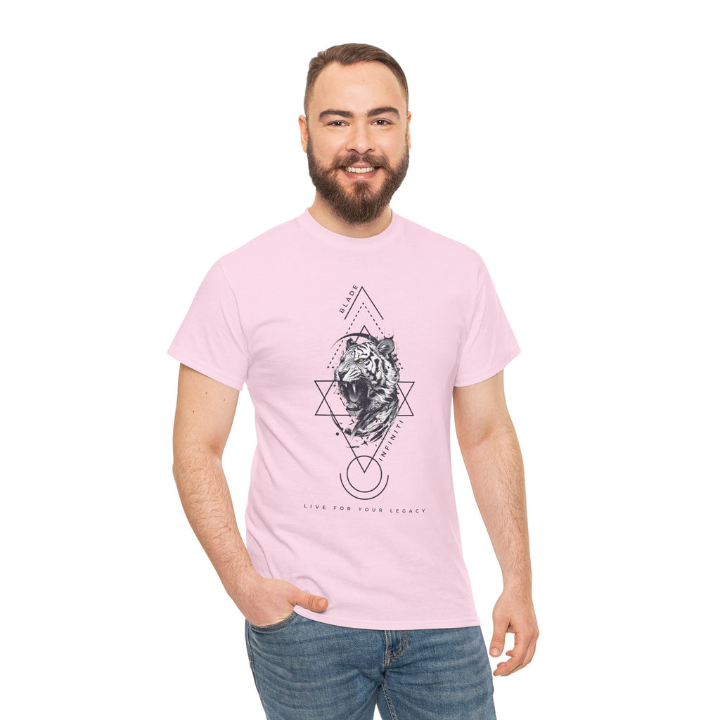 Geometric King Black TX Tiger T-Shirt