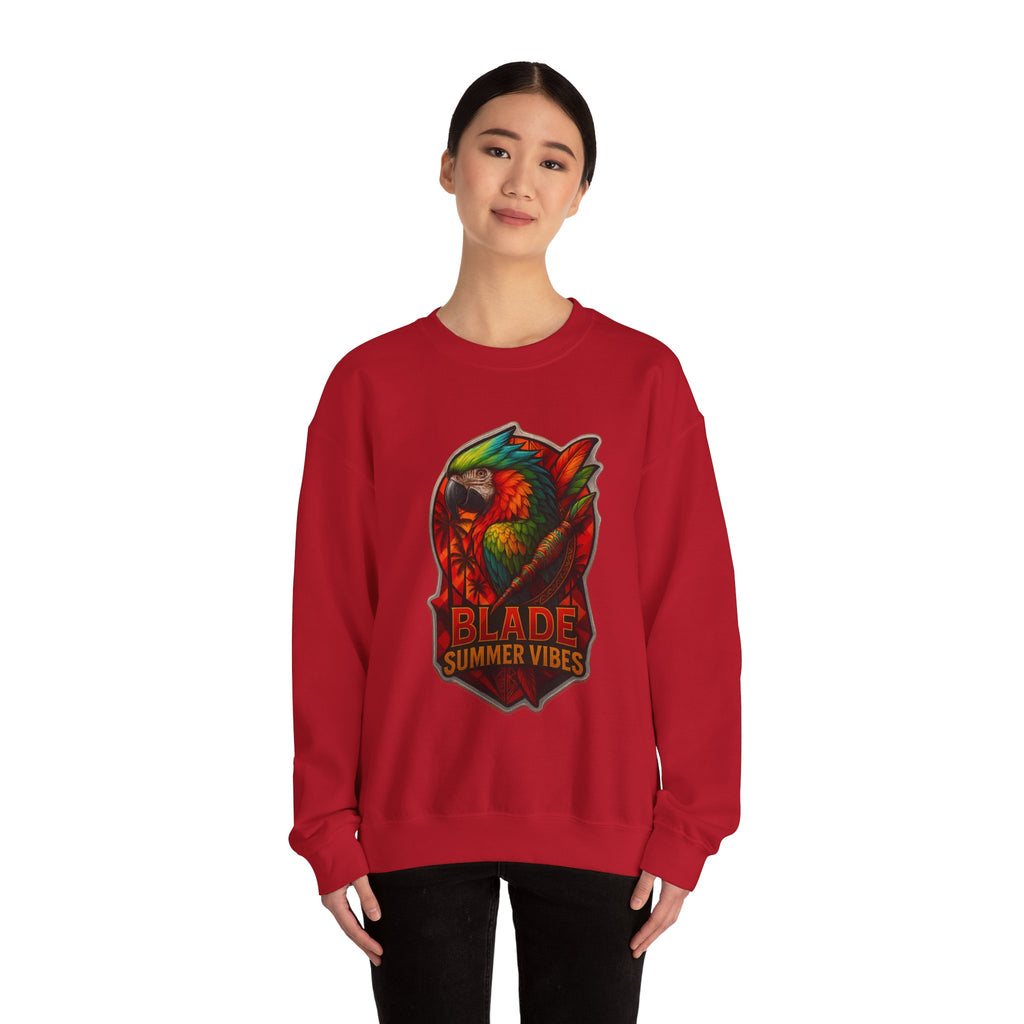 Aztec Parrot Unisex Crewneck Sweater