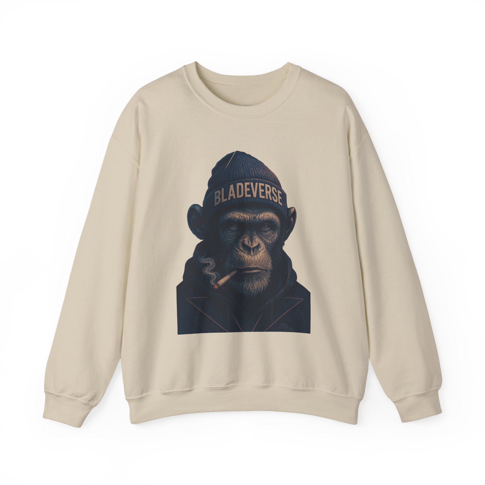 Bladeverse Galactic Weed/Pot Monkey Unisex Crewneck Sweater