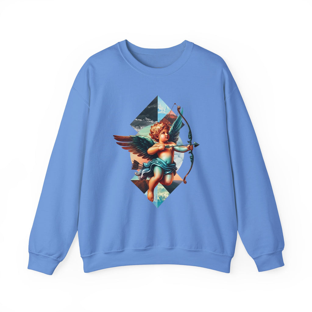 Cupid's Bow Blue + Arrow - Love, Infiniti Unisex Crewneck Sweater