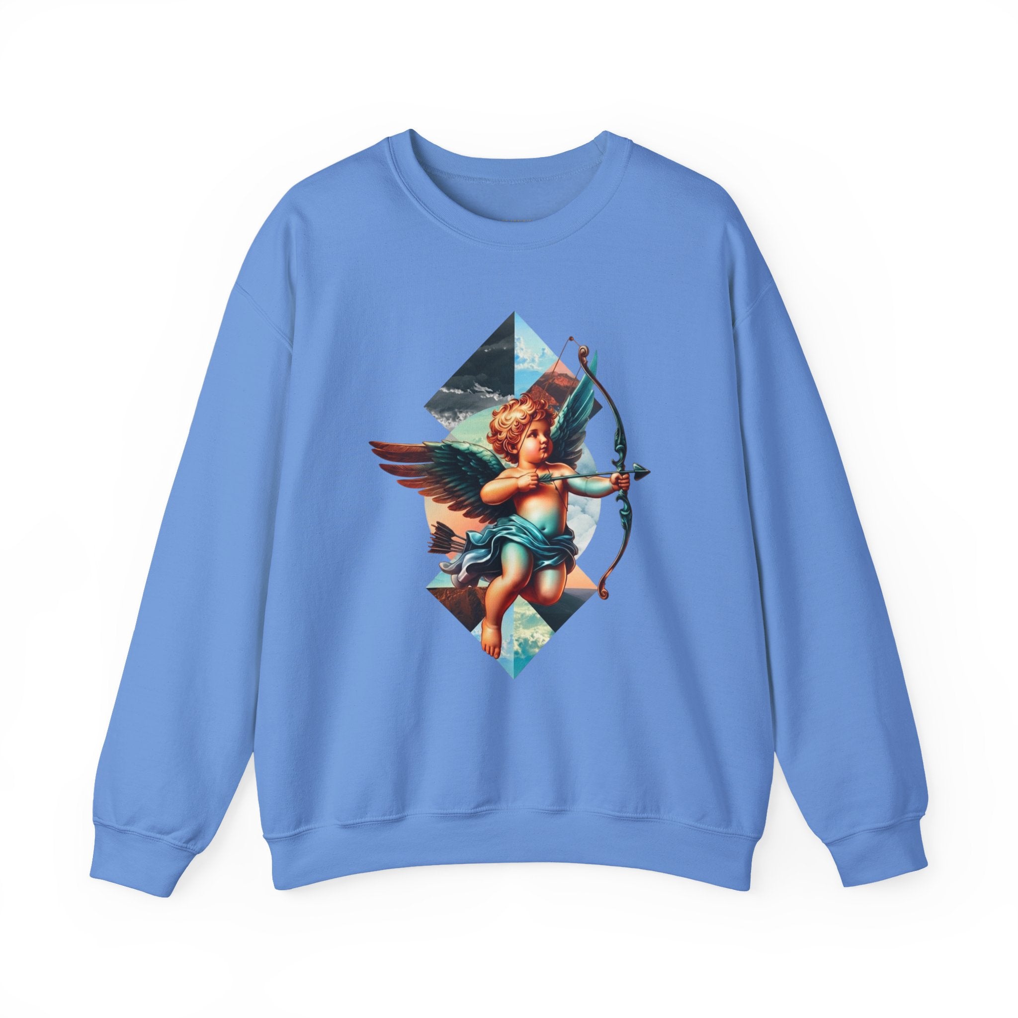 Cupid's Bow Blue + Arrow - Love, Infiniti Unisex Crewneck Sweater