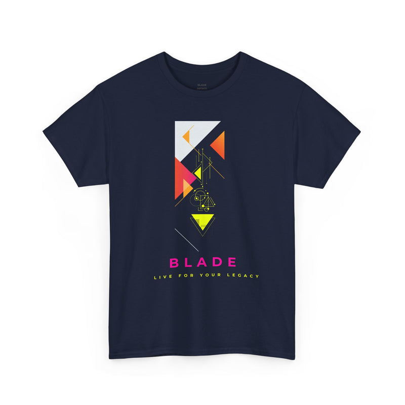 Geometric Odyssey Pink/Green Neon Multi T-Shirt