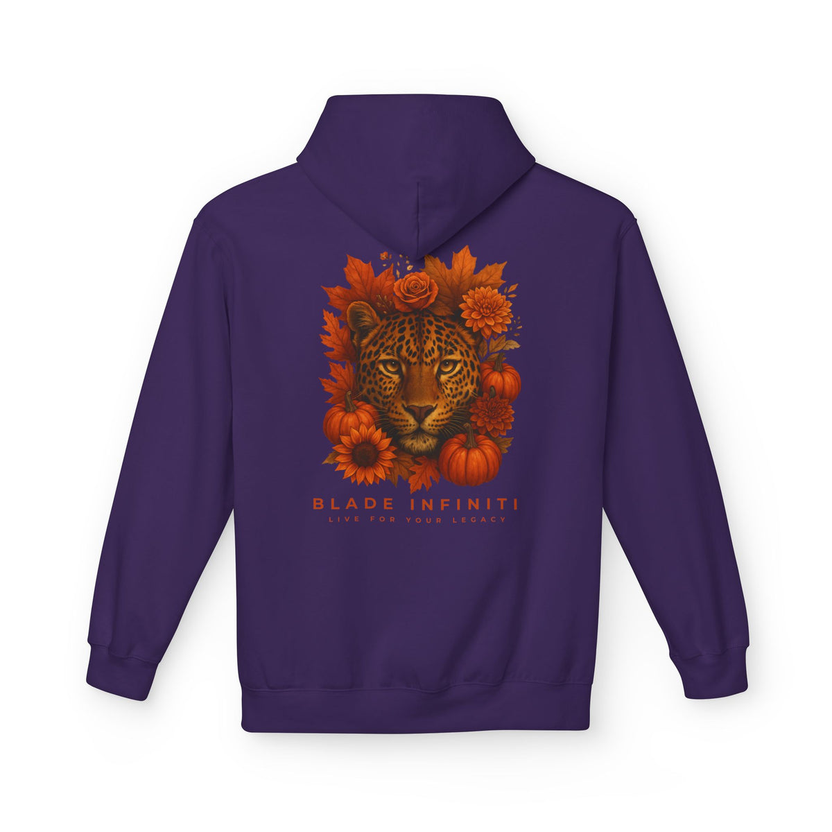 Jungle Flora Fall Leopard Hoodie