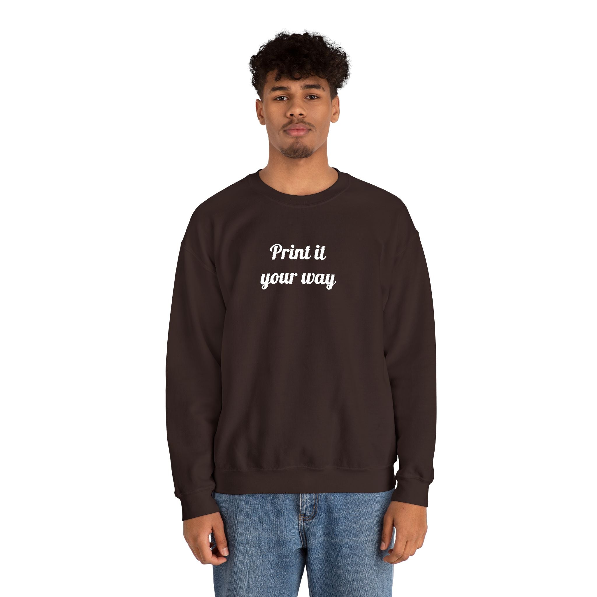 Embroidery Personalization - Unisex Crewneck Sweater (Make It Yours)