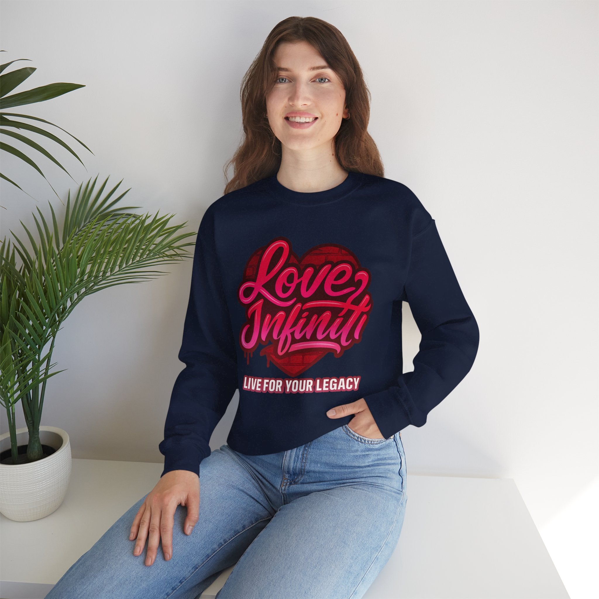 Love, Infiniti Street Vibes Unisex Crewneck Sweater