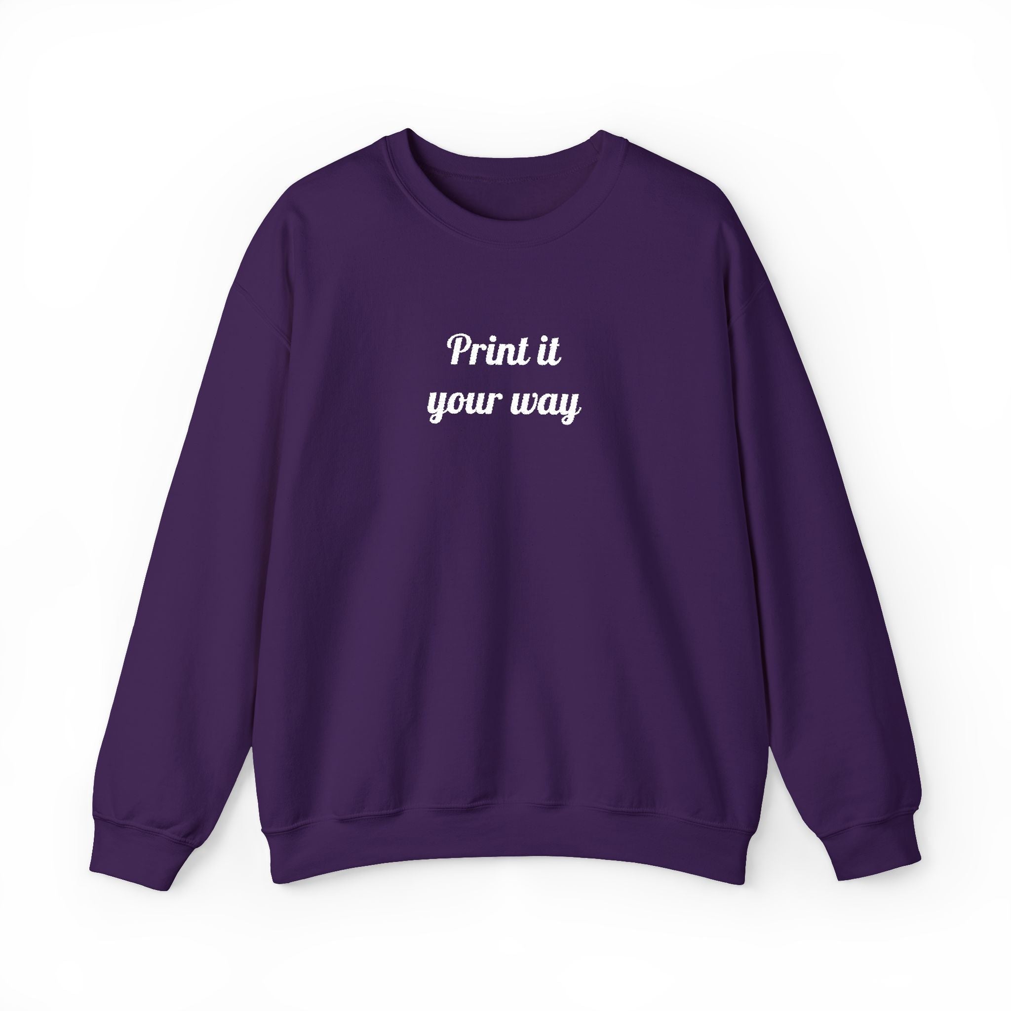 Embroidery Personalization - Unisex Crewneck Sweater (Make It Yours)