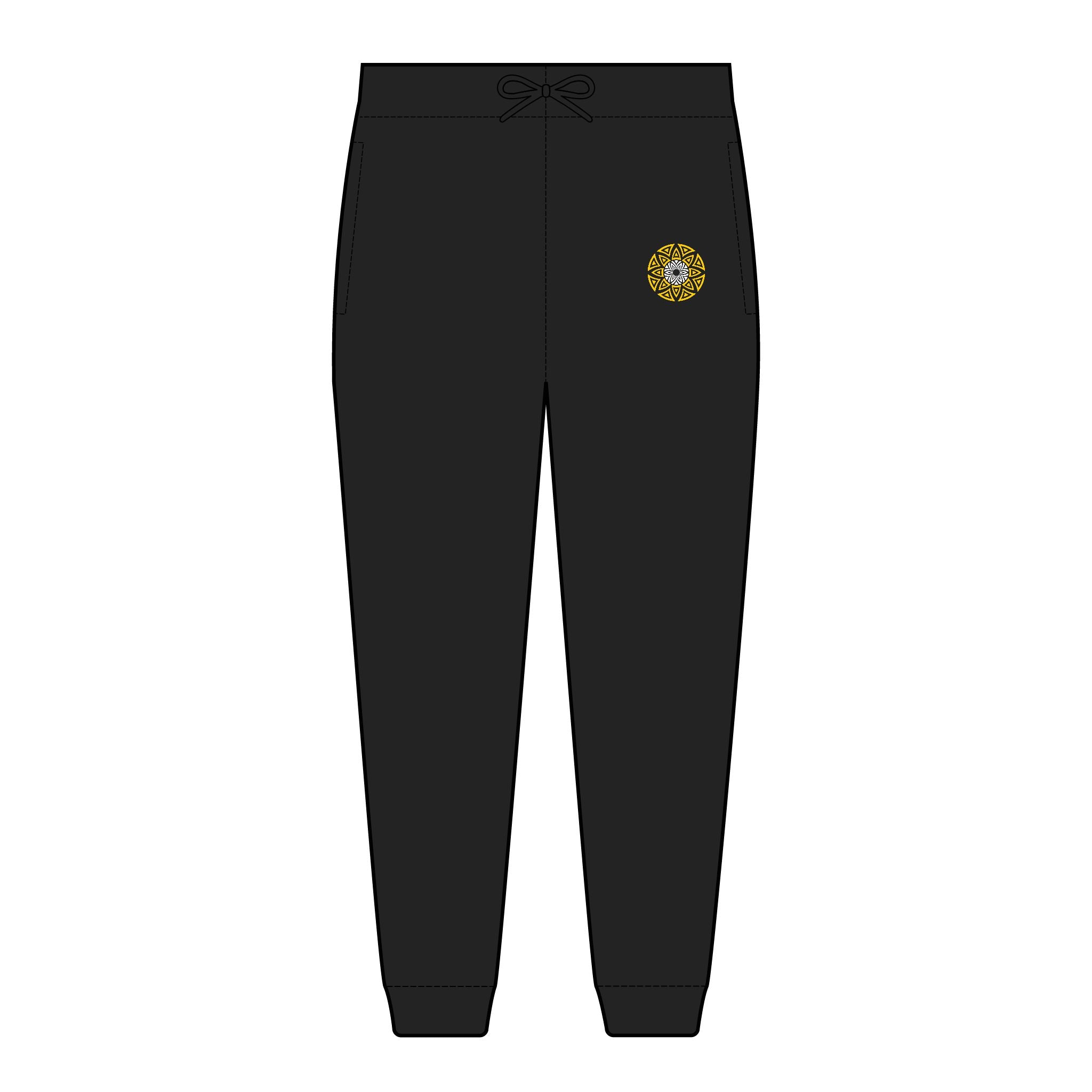 Ethereal Azteca Logo Embroidery Joggers