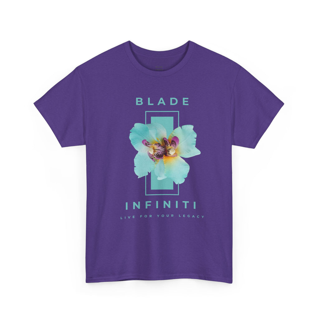 Essence of Infiniti Light Aqua Floral T-Shirt