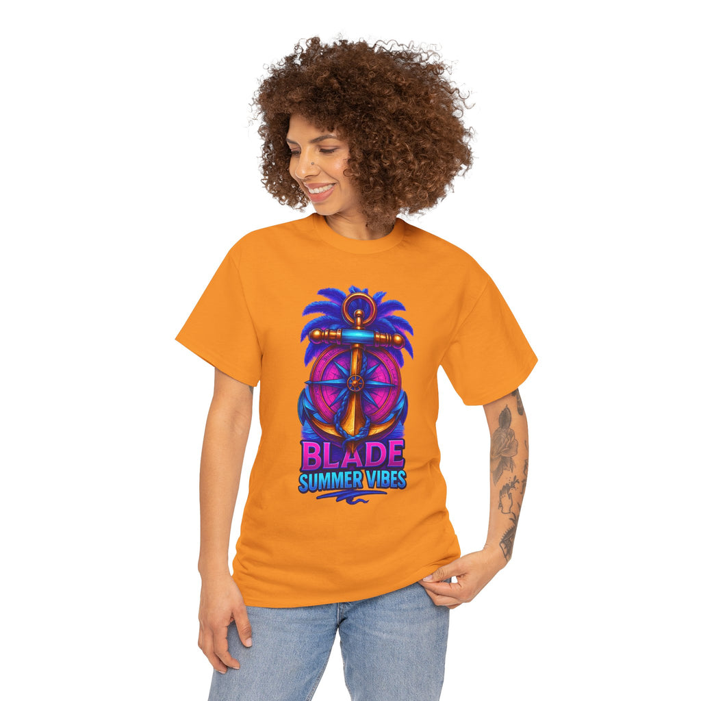 Anchor Compass Multi Blue/Pink T-Shirt