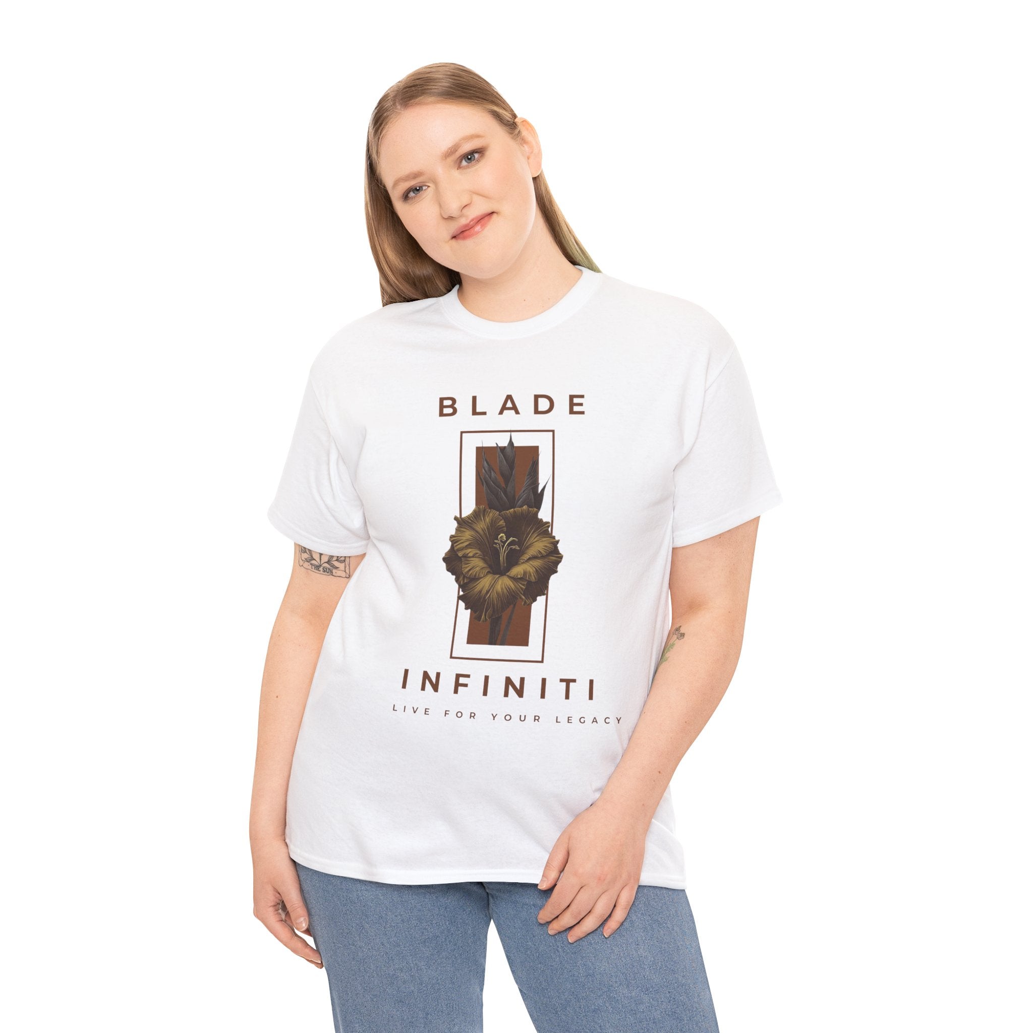 Essence of Infiniti Brown Floral T-Shirt