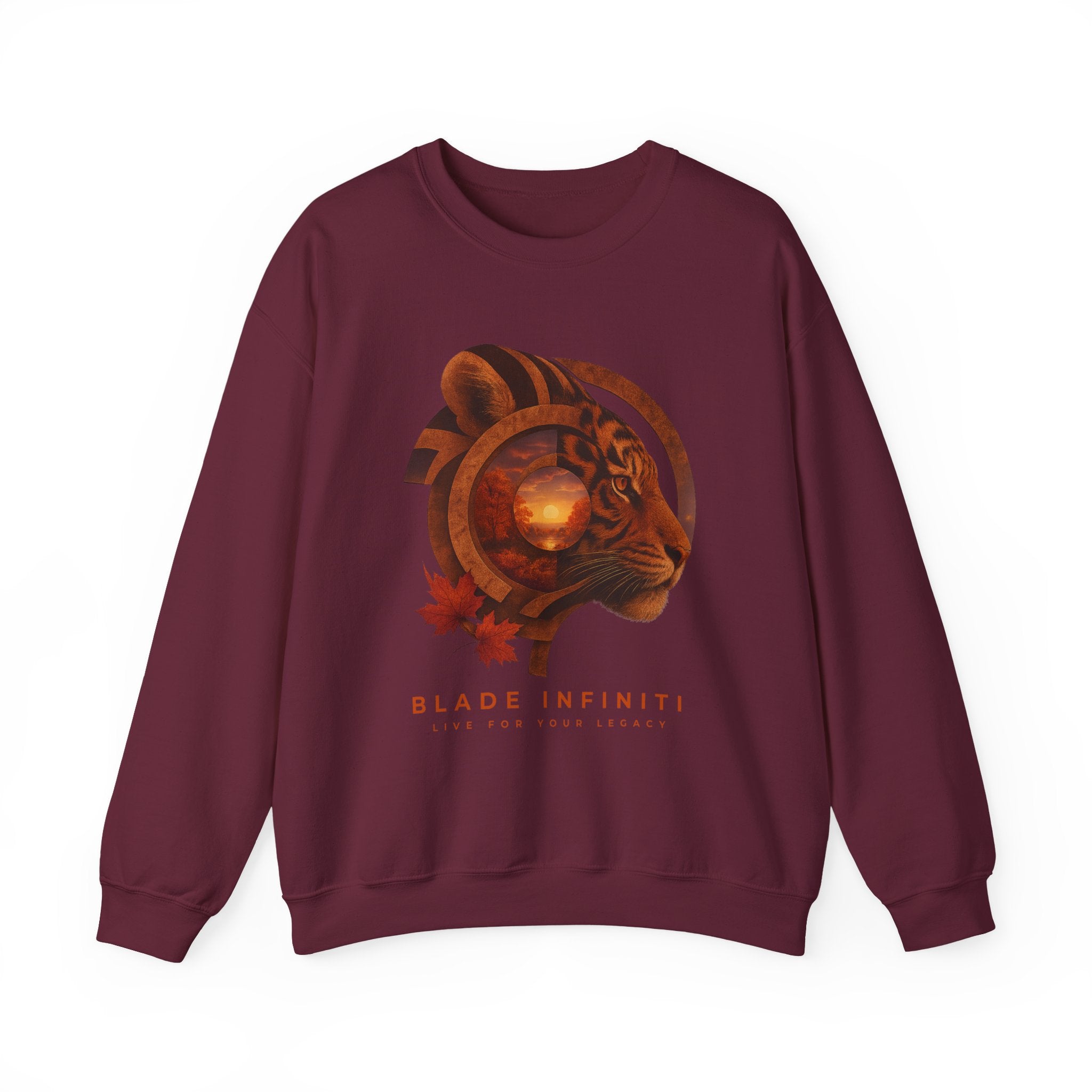 Fall Tiger V2 Unisex Crewneck Sweater