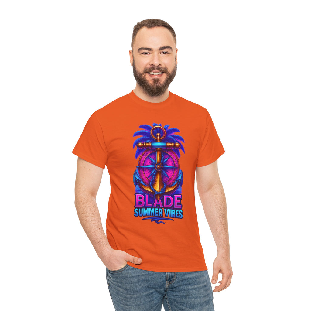 Anchor Compass Multi Blue/Pink T-Shirt