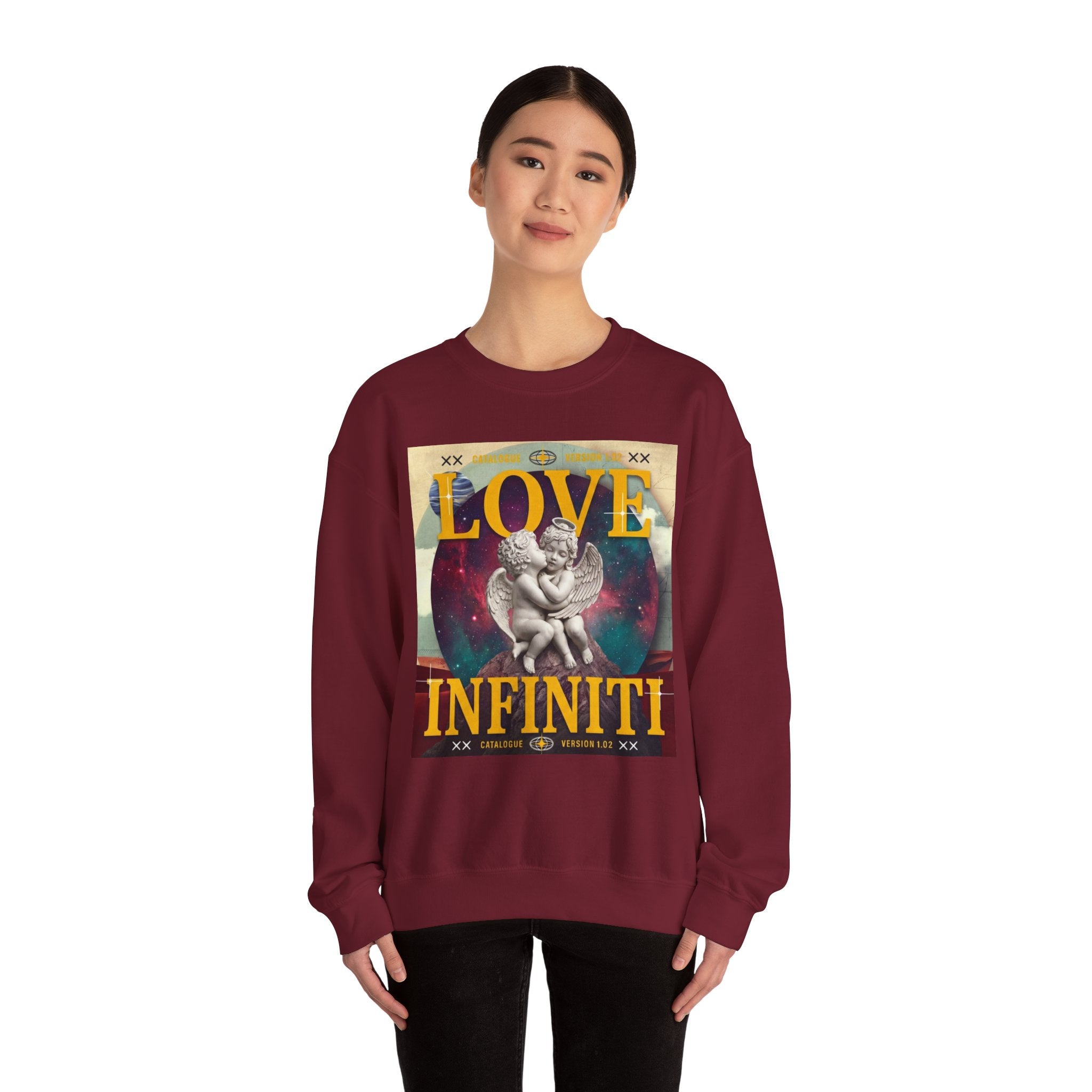 Celestial Love, Infiniti Unisex Crewneck Sweater