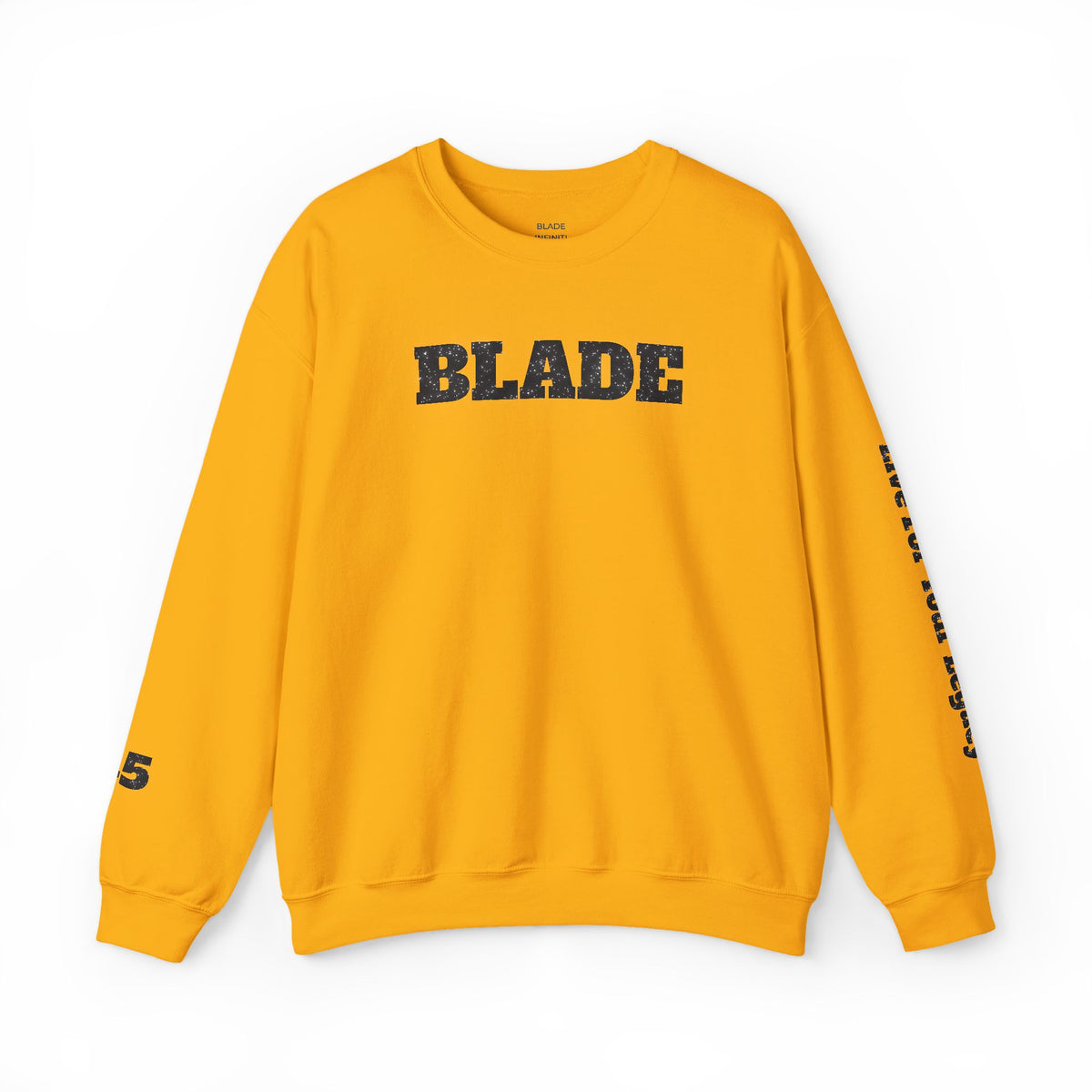 Blade Minimal Black Sparkle Crewneck Sweater
