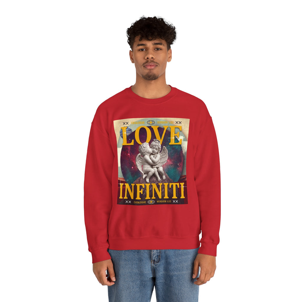 Celestial Love, Infiniti Unisex Crewneck Sweater