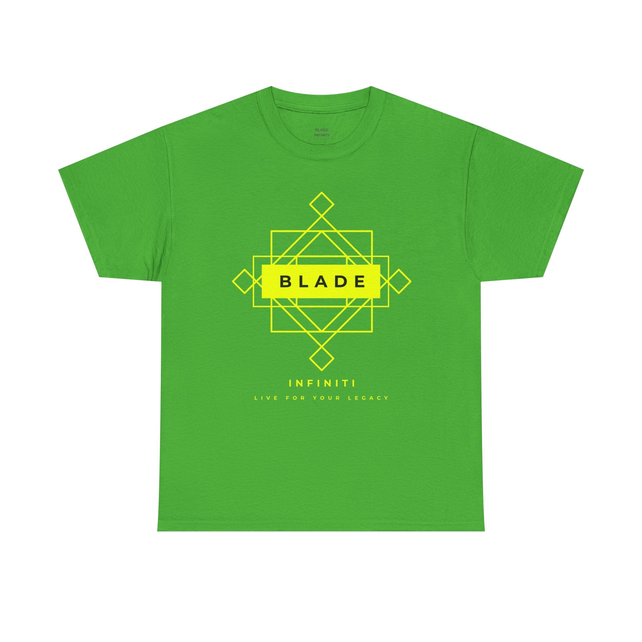 Geometric Infiniti Version 2 Neon Green T-Shirt