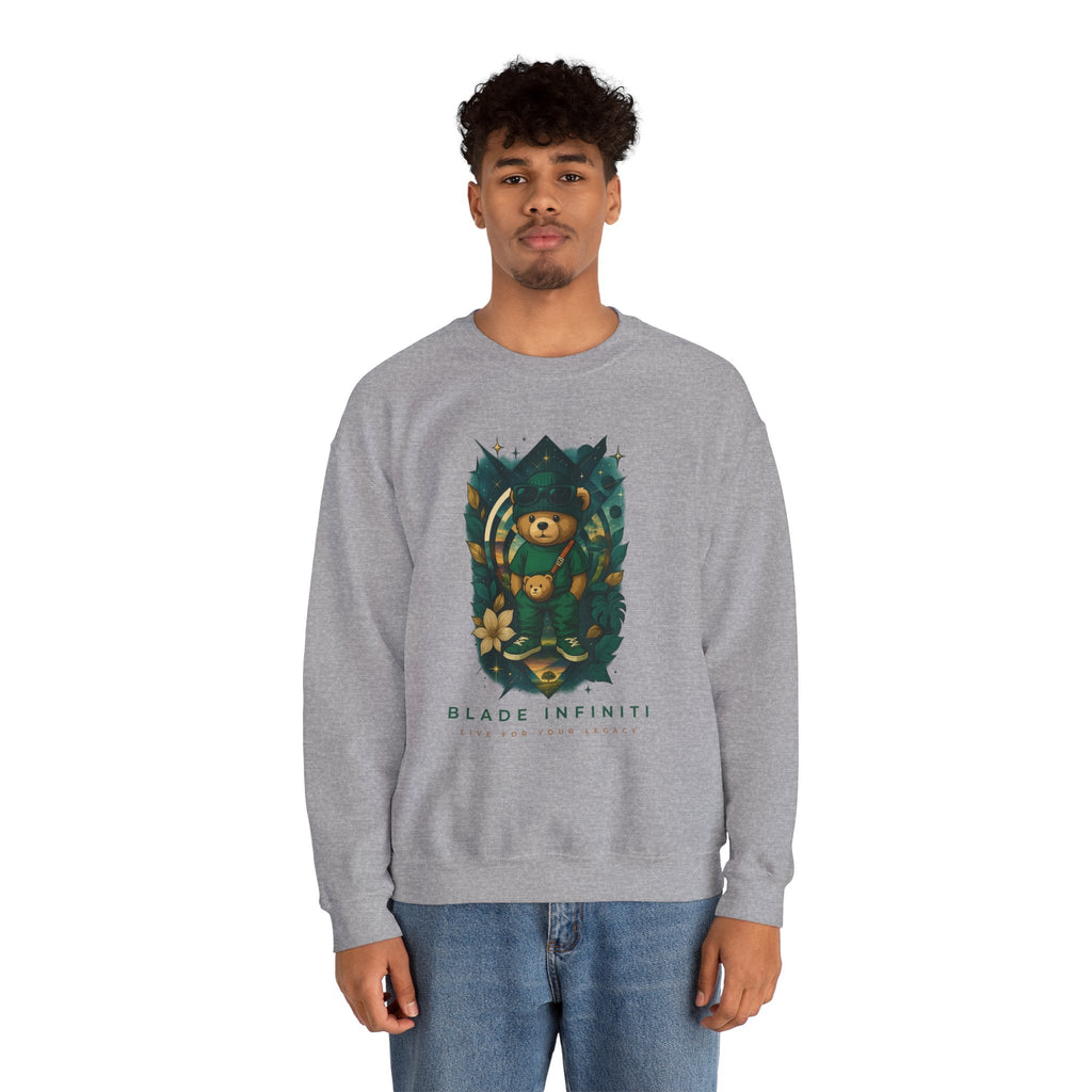 Galactic Teddy Bear V1 Unisex Crewneck Sweater