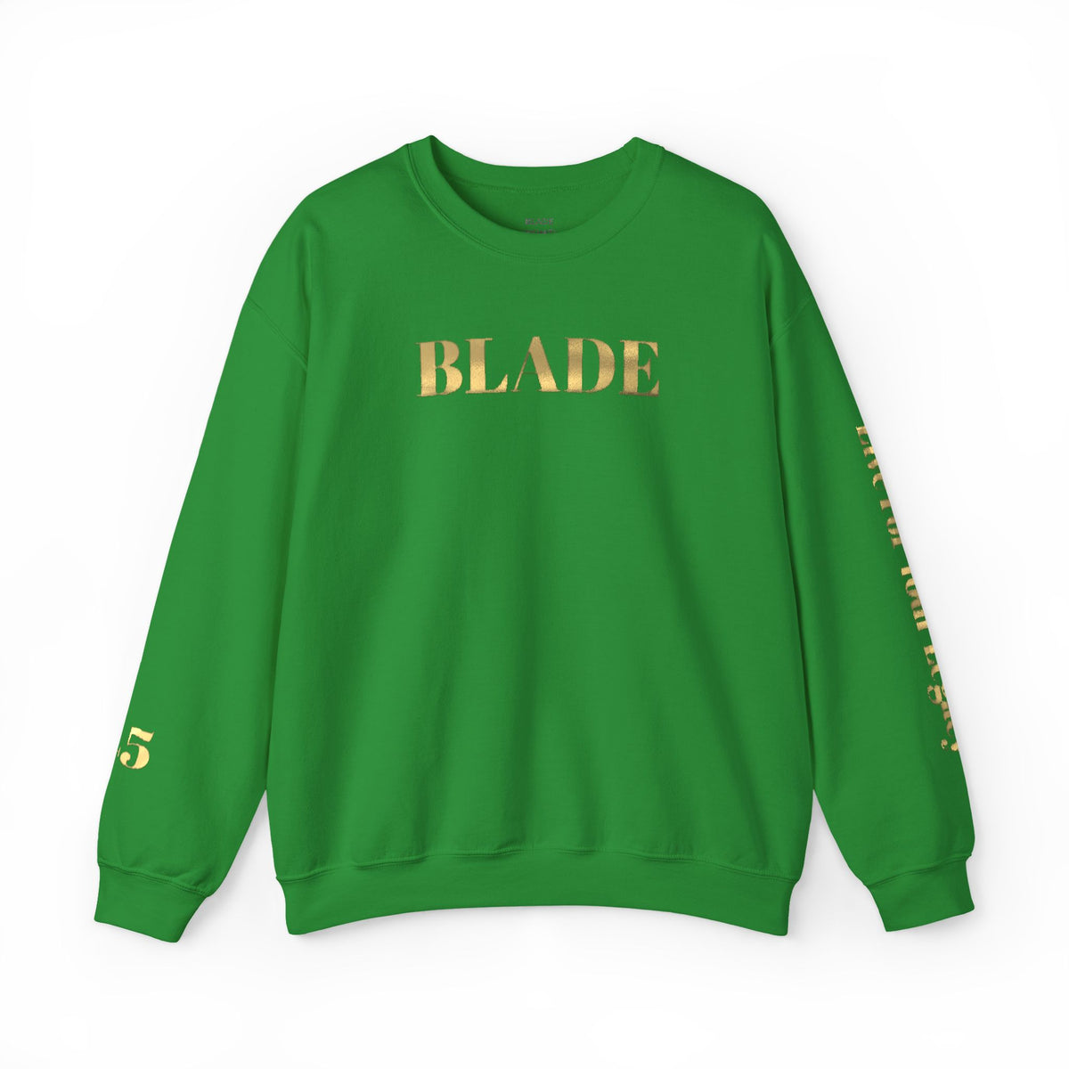 Blade Legacy Metallic Gold Crewneck Sweater