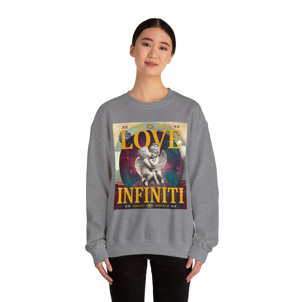 Celestial Love, Infiniti Unisex Crewneck Sweater