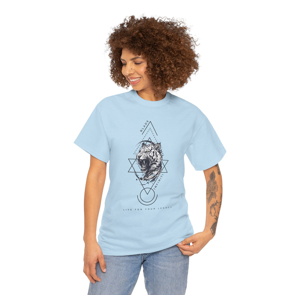 Geometric King Black TX Tiger T-Shirt