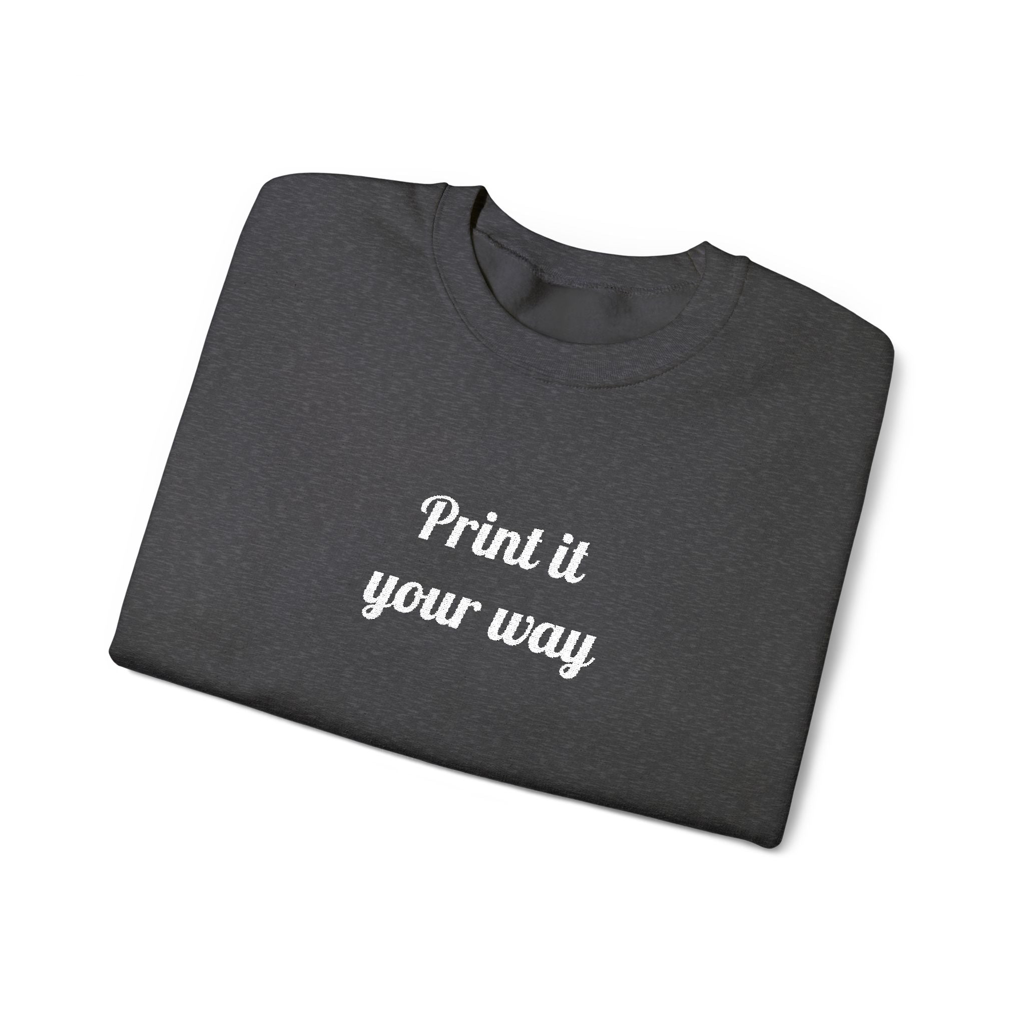 Embroidery Personalization - Unisex Crewneck Sweater (Make It Yours)