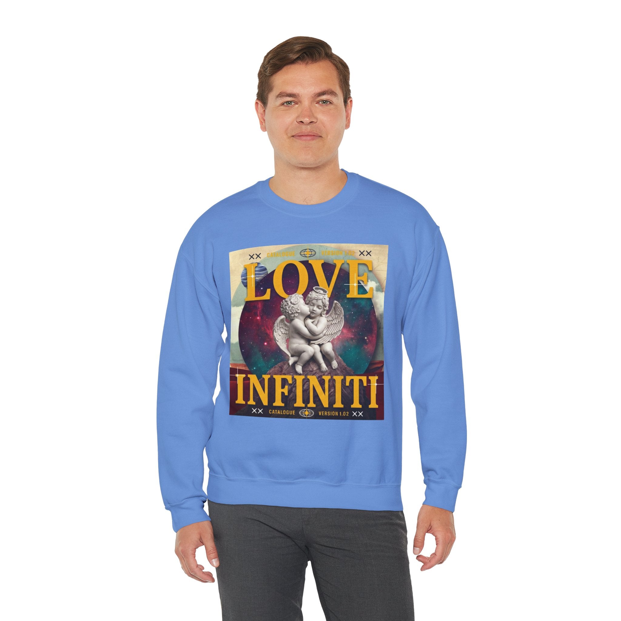 Celestial Love, Infiniti Unisex Crewneck Sweater