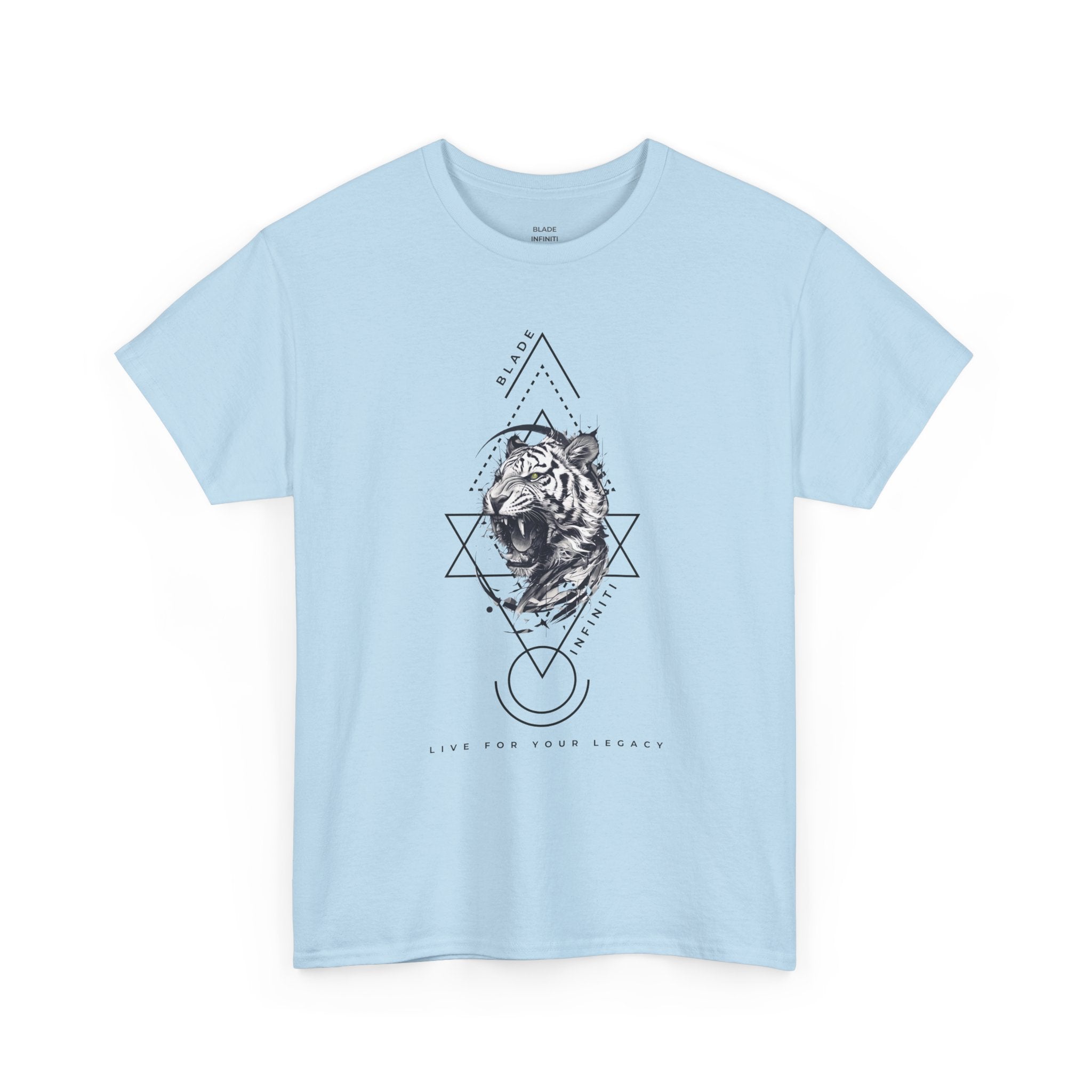 Geometric King Black TX Tiger T-Shirt