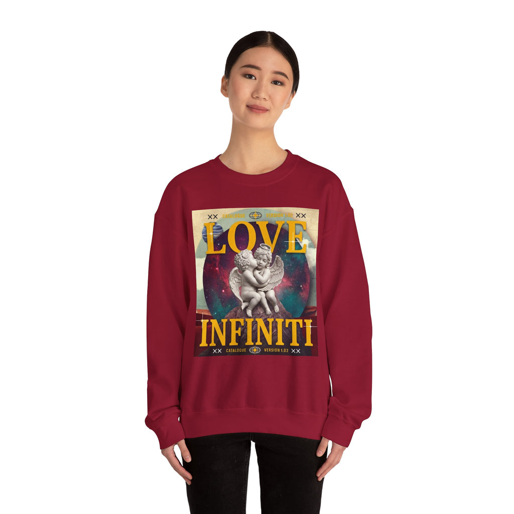 Celestial Love, Infiniti Unisex Crewneck Sweater