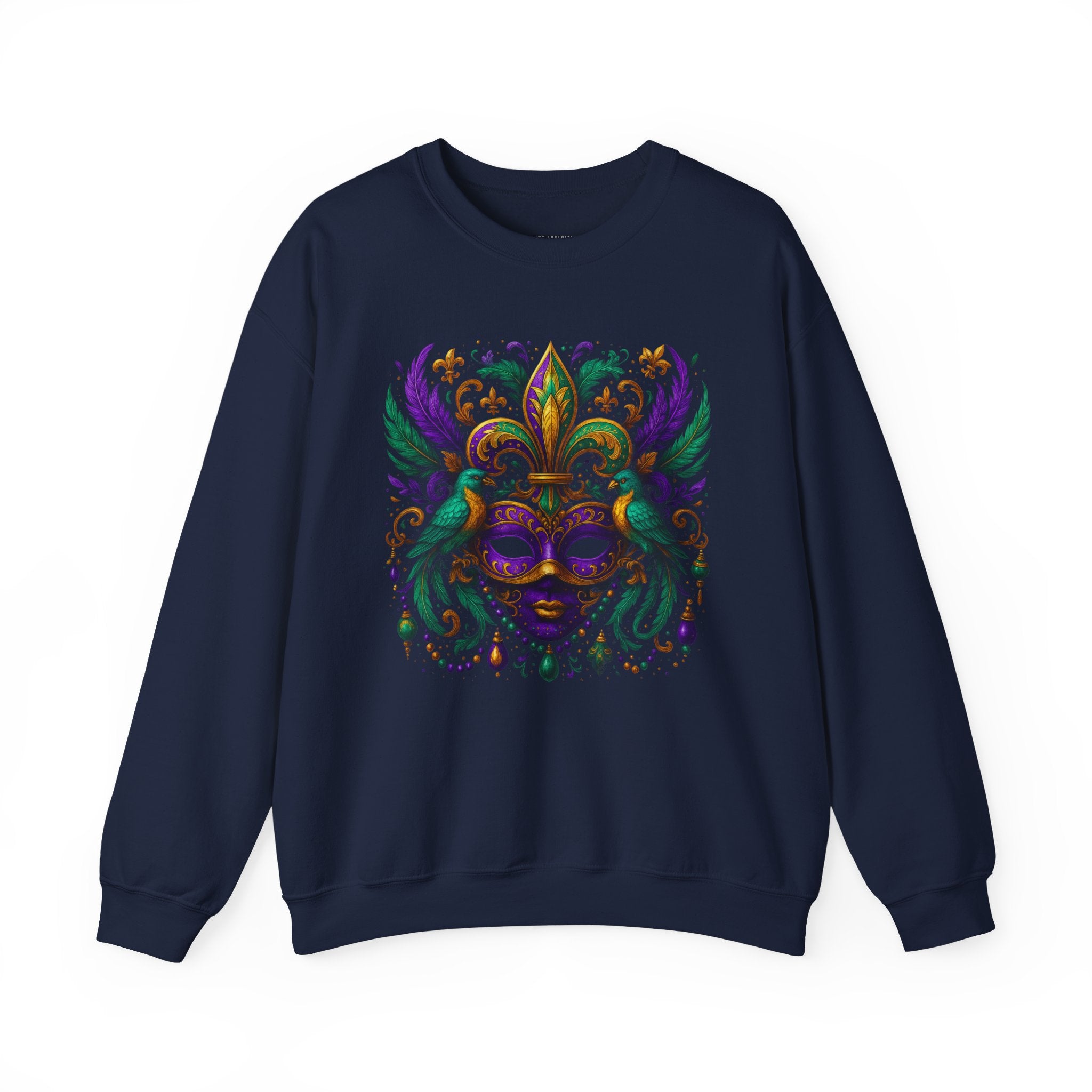 Mardi Gras Mask Unisex Crewneck Sweater