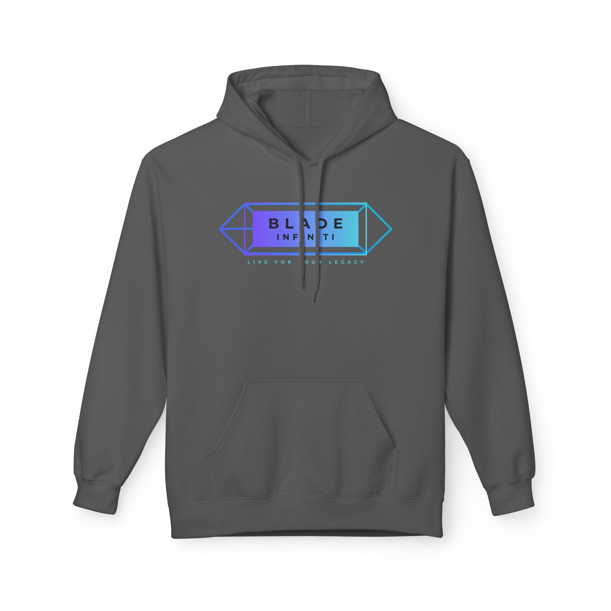 Geometric Infiniti Aqua/Purple Hoodie