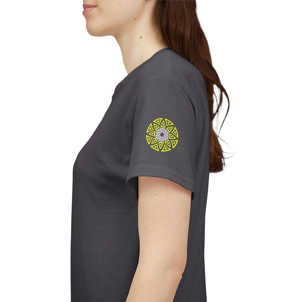 Geometric Odyssey Version 3 Neon Green T-Shirt