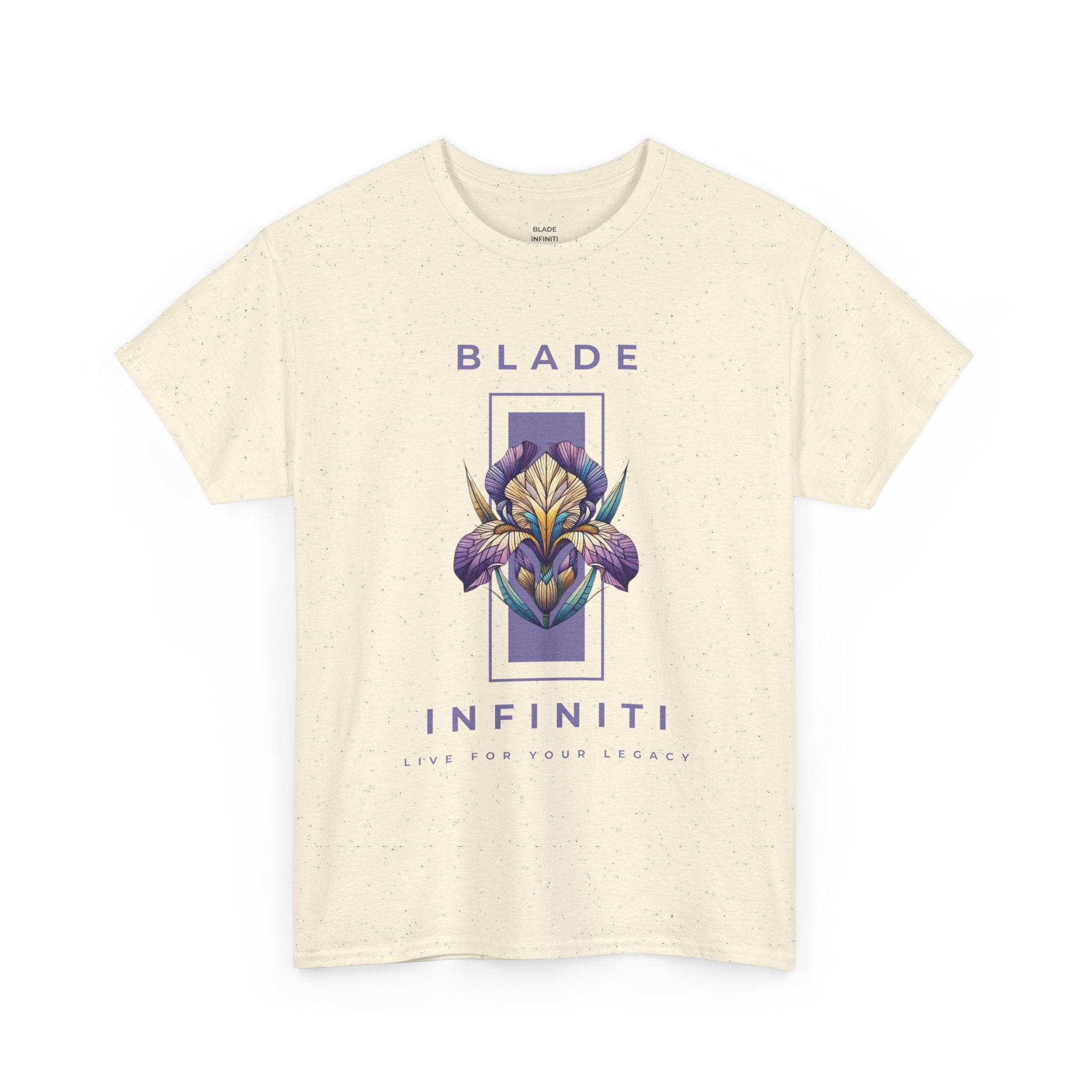 Essence of Infiniti Purple/Teal/Yellow Floral T-Shirt