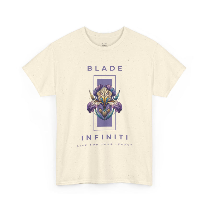 Essence of Infiniti Purple/Teal/Yellow Floral T-Shirt